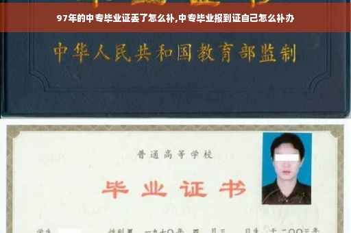97年的中专毕业证丢了怎么补,中专毕业报到证自己怎么补办