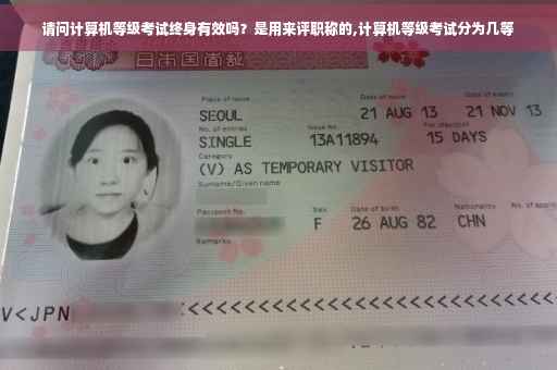 请问计算机等级考试终身有效吗？是用来评职称的,计算机等级考试分为几等