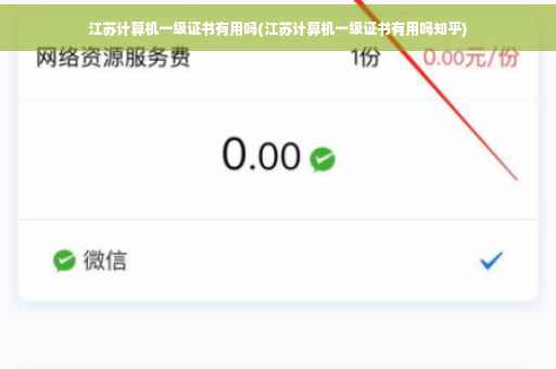 江苏计算机一级证书有用吗(江苏计算机一级证书有用吗知乎)