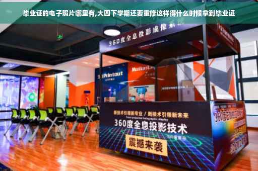 毕业证的电子照片哪里有,大四下学期还要重修这样得什么时候拿到毕业证