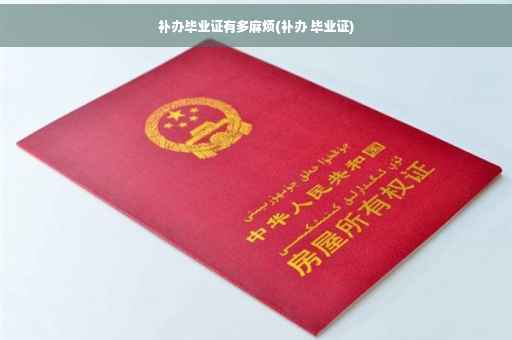 补办毕业证有多麻烦(补办 毕业证)