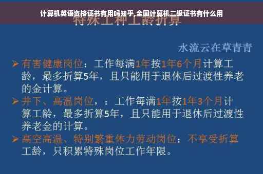 计算机英语资格证书有用吗知乎,全国计算机二级证书有什么用
