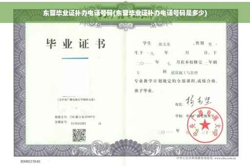 东营毕业证补办电话号码(东营毕业证补办电话号码是多少)