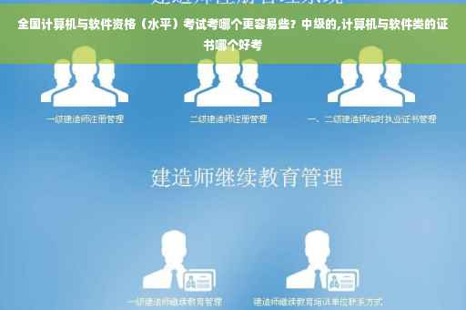 全国计算机与软件资格（水平）考试考哪个更容易些？中级的,计算机与软件类的证书哪个好考
