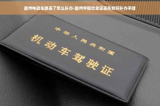德州电动车牌丢了怎么补办-德州学院毕业证丢失如何补办手续