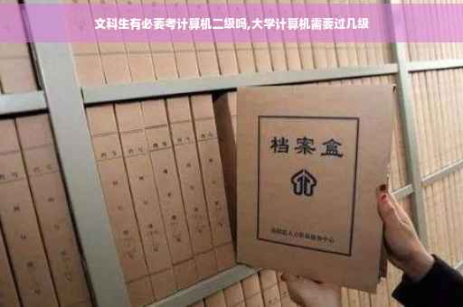 文科生有必要考计算机二级吗,大学计算机需要过几级