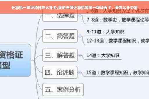 计算机一级证原件怎么补办,我的全国计算机等级一级证丢了，要怎么补办啊