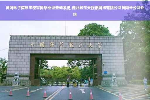 黄冈电子信息学校官网毕业证查询系统,湖北省楚天视讯网络有限公司黄冈分公司介绍