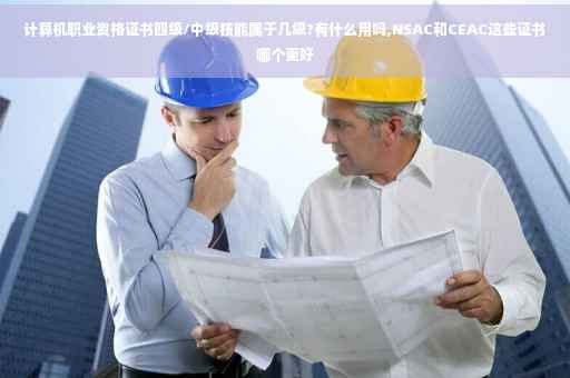 计算机职业资格证书四级/中级技能属于几级?有什么用吗,NSAC和CEAC这些证书哪个更好 计算机职业资格证书四级/中级技能属于几级?有什么用吗,NSAC和CEAC这些证书哪个更好