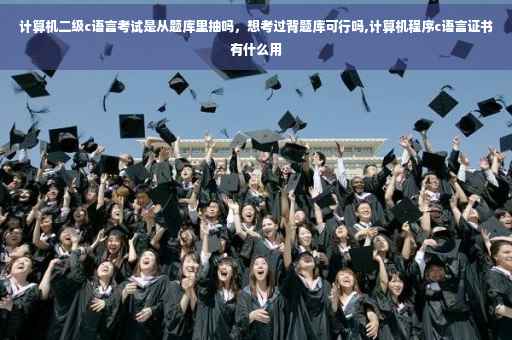 计算机二级c语言考试是从题库里抽吗，想考过背题库可行吗,计算机程序c语言证书有什么用