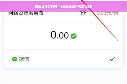 毕业证补办的有用吗(毕业证补办麻烦吗)