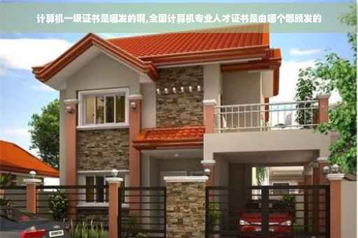 计算机一级证书是哪发的啊,全国计算机专业人才证书是由哪个部颁发的