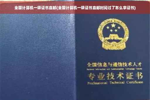 全国计算机一级证书直邮(全国计算机一级证书直邮时间过了怎么拿证书)
