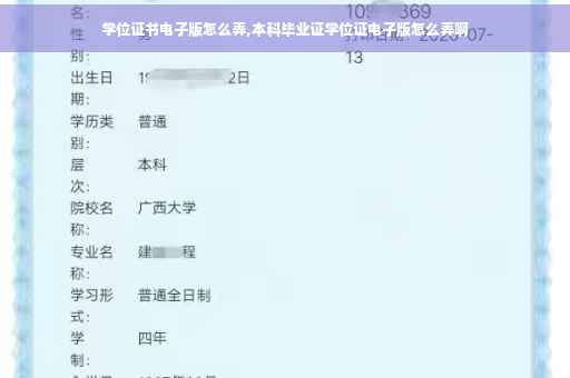 学位证书电子版怎么弄,本科毕业证学位证电子版怎么弄啊
