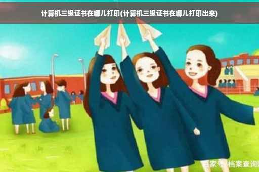 计算机三级证书在哪儿打印(计算机三级证书在哪儿打印出来)