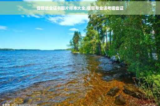 信管毕业证书图片样本大全,信管专业该考哪些证