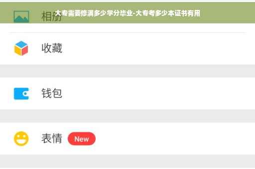 大专需要修满多少学分毕业-大专考多少本证书有用
