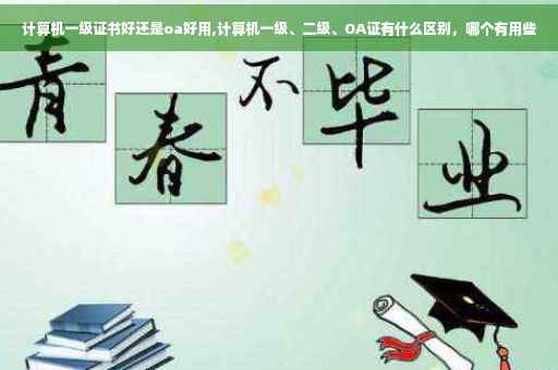 计算机一级证书好还是oa好用,计算机一级、二级、OA证有什么区别，哪个有用些