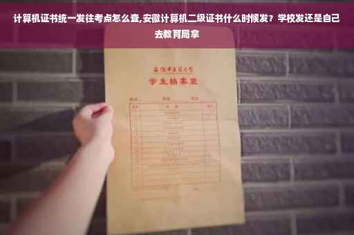 计算机证书统一发往考点怎么查,安徽计算机二级证书什么时候发？学校发还是自己去教育局拿