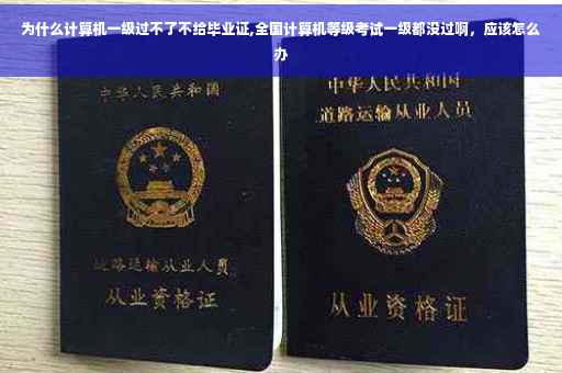 为什么计算机一级过不了不给毕业证,全国计算机等级考试一级都没过啊，应该怎么办