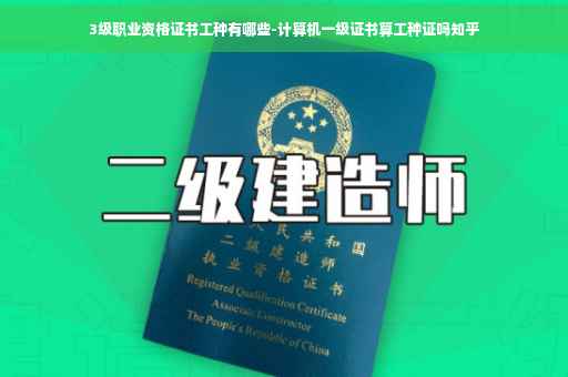 3级职业资格证书工种有哪些-计算机一级证书算工种证吗知乎