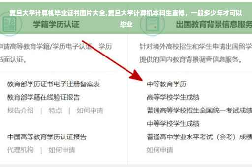 复旦大学计算机毕业证书图片大全,复旦大学计算机本科生直博，一般多少年才可以毕业