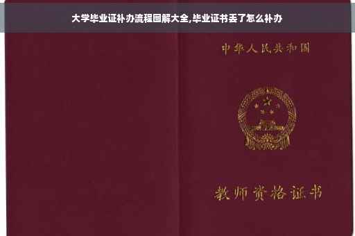 大学毕业证补办流程图解大全,毕业证书丢了怎么补办