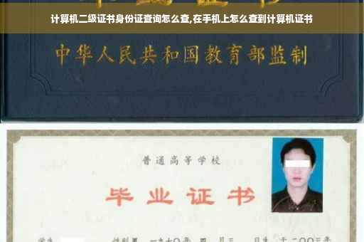 计算机二级证书身份证查询怎么查,在手机上怎么查到计算机证书