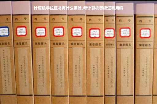 计算机学位证书有什么用处,考计算机等级证有用吗