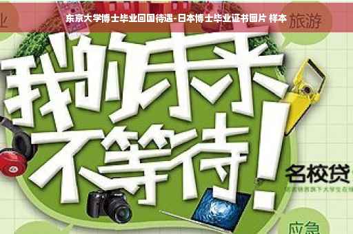 东京大学博士毕业回国待遇-日本博士毕业证书图片 样本