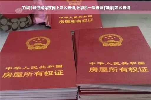 工程师证书编号在网上怎么查询,计算机一级查证书时间怎么查询