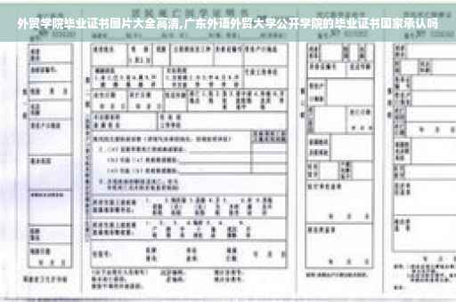 外贸学院毕业证书图片大全高清,广东外语外贸大学公开学院的毕业证书国家承认吗