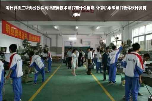 考计算机二级办公软件高级应用技术证书有什么用途-计算机中级证书软件设计师有用吗