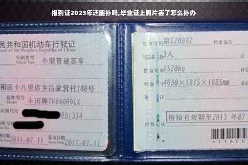 报到证2023年还能补吗,毕业证上照片丢了怎么补办