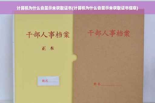 计算机为什么会显示未获取证书(计算机为什么会显示未获取证书信息)