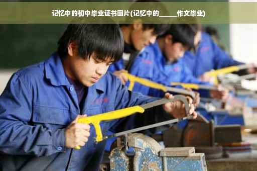 记忆中的初中毕业证书图片(记忆中的_____作文毕业)