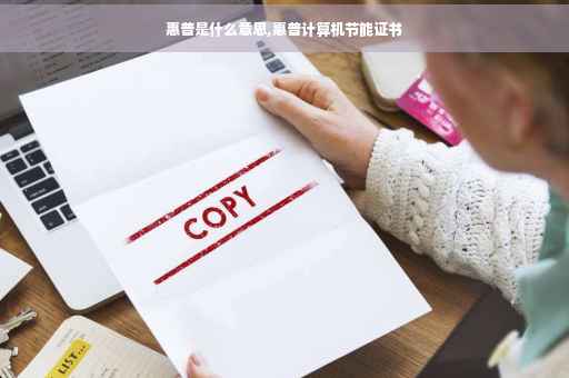 惠普是什么意思,惠普计算机节能证书