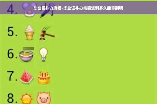 毕业证补办流程-毕业证补办需要资料多久能拿到呢