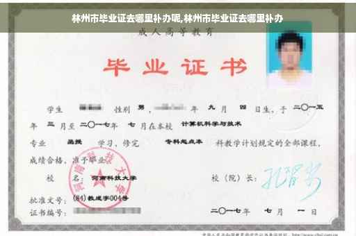 林州市毕业证去哪里补办呢,林州市毕业证去哪里补办