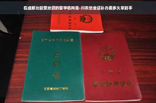 在成都比较受欢迎的留学机构是-川农毕业证补办要多久拿到手