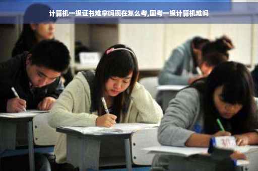 计算机一级证书难拿吗现在怎么考,国考一级计算机难吗