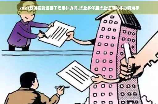 2023取消报到证丢了还用补办吗,毕业多年后毕业证可以补办吗知乎