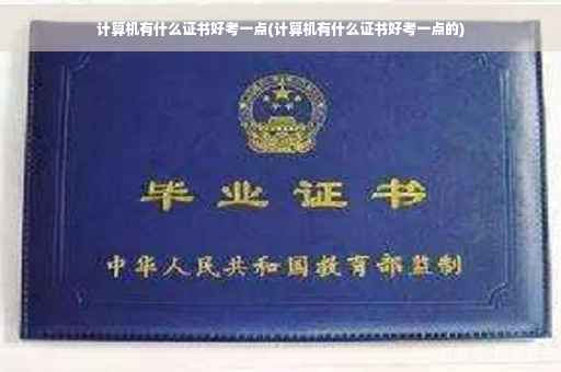 计算机有什么证书好考一点(计算机有什么证书好考一点的)