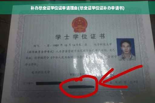 补办毕业证学位证申请理由(毕业证学位证补办申请书)