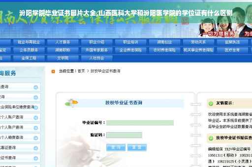 汾阳学院毕业证书图片大全,山西医科大学和汾阳医学院的学位证有什么区别