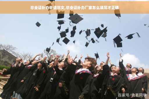 毕业证补办申请范文,毕业证补办厂家怎么填写才正确