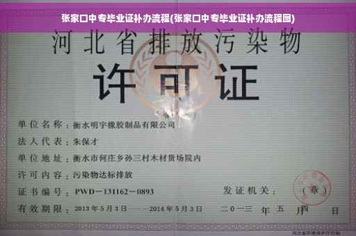 张家口中专毕业证补办流程(张家口中专毕业证补办流程图)