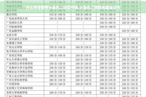 什么专业要考计算机二级证书呢,计算机二级都有哪些证书