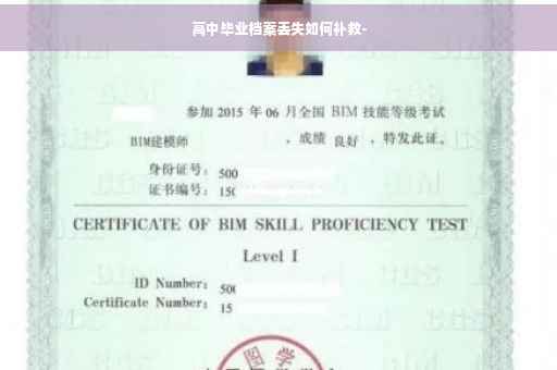 高中毕业档案丢失如何补救-