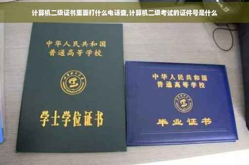 计算机二级证书里面打什么电话查,计算机二级考试的证件号是什么